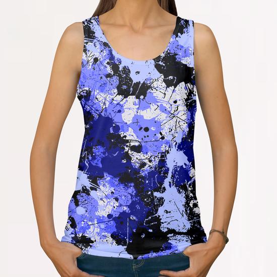 Abstract painting X 0.6 All Over Print Tanks by Amir Faysal