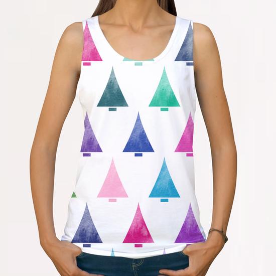 Lovely Pattern X 0.4 All Over Print Tanks by Amir Faysal