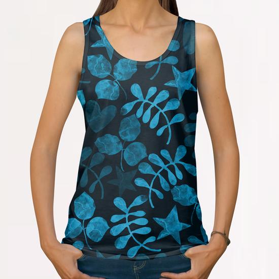 LOVELY FLORAL PATTERN X 0.19 All Over Print Tanks by Amir Faysal