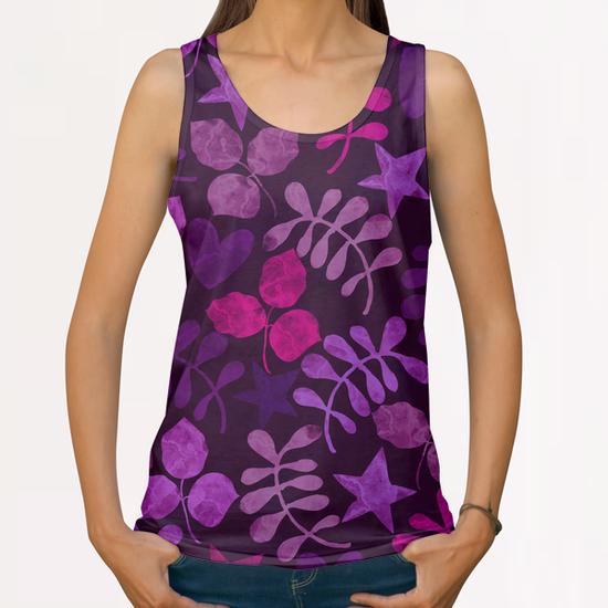 Floral X 0.3 All Over Print Tanks by Amir Faysal
