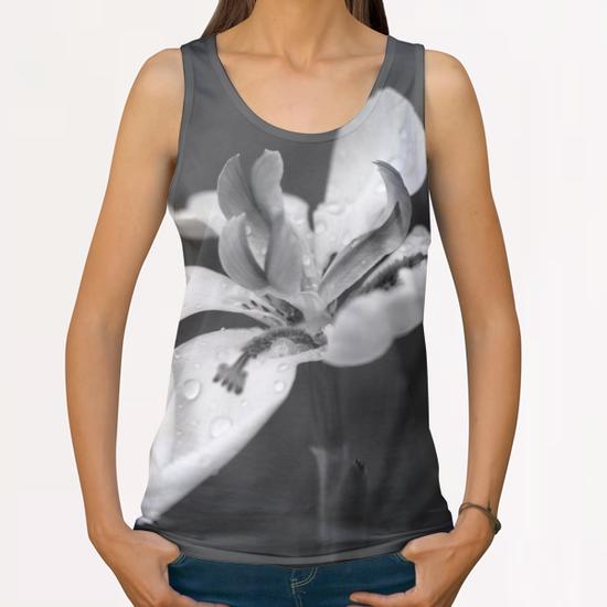 Orchid In Drops All Over Print Tanks by cinema4design