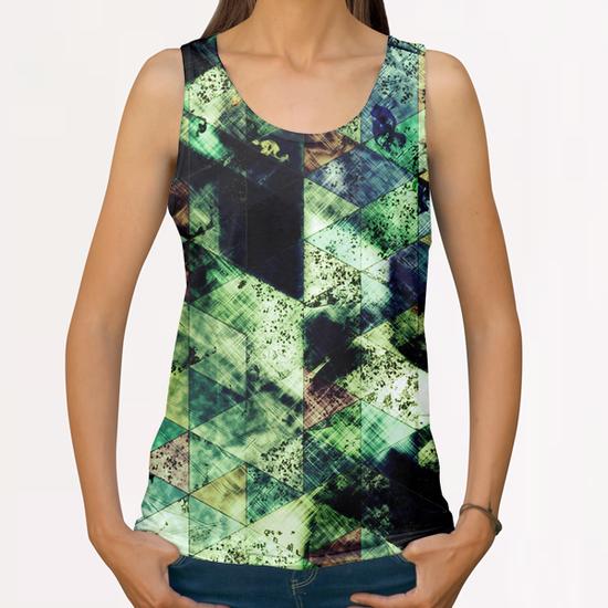 Abstract GEO X 0.18 All Over Print Tanks by Amir Faysal