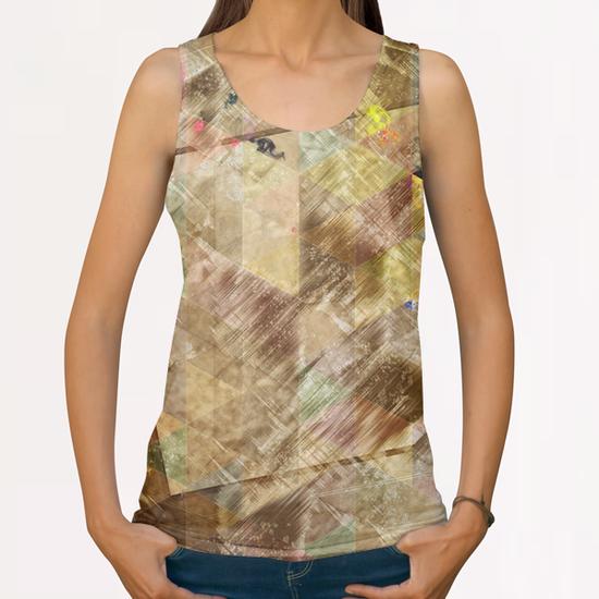 Abstract GEO X 0.31 All Over Print Tanks by Amir Faysal