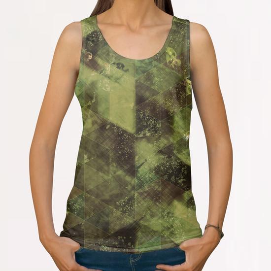 Abstract GEO X 0.12 All Over Print Tanks by Amir Faysal