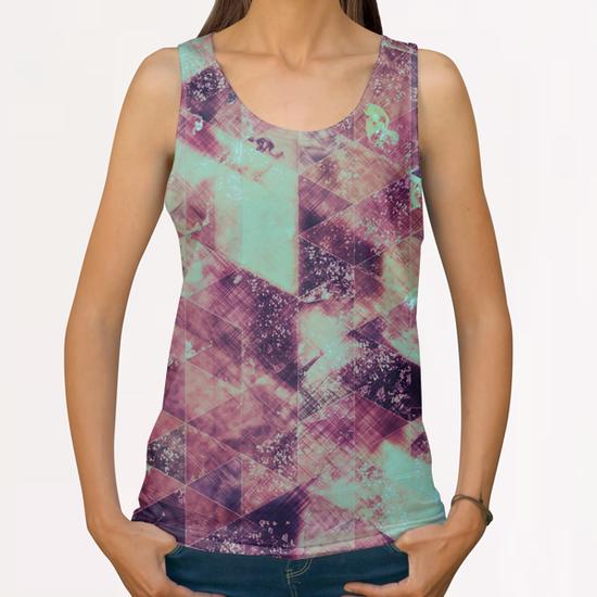 Abstract GEO X 0.36 All Over Print Tanks by Amir Faysal