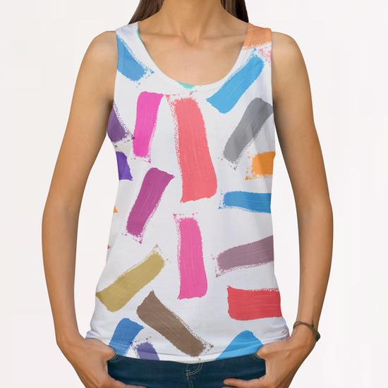Lovely Pattern X 0.3 All Over Print Tanks by Amir Faysal