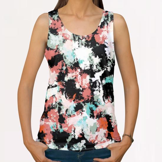 Abstract painting X 0.7 All Over Print Tanks by Amir Faysal