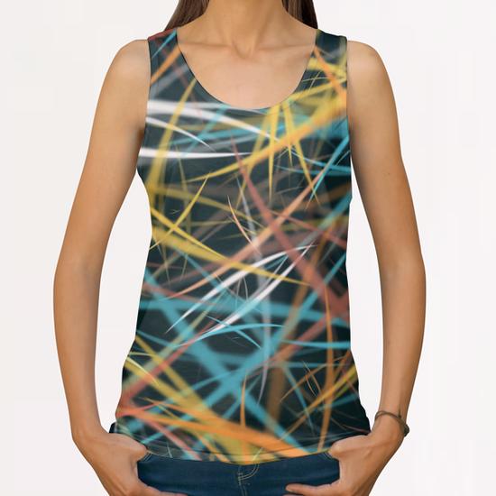 Abstract GEO X 0.27 All Over Print Tanks by Amir Faysal