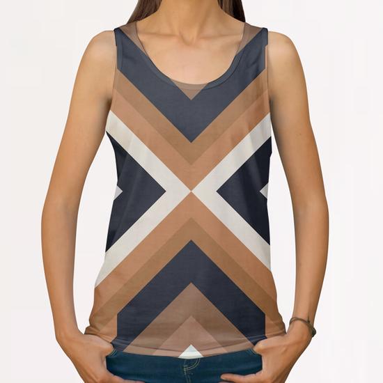 Dynamic geometric pattern All Over Print Tanks by Vitor Costa
