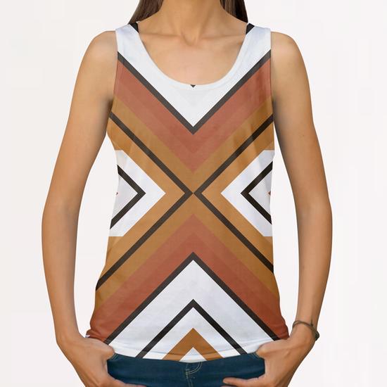 Dynamic geometric pattern I All Over Print Tanks by Vitor Costa