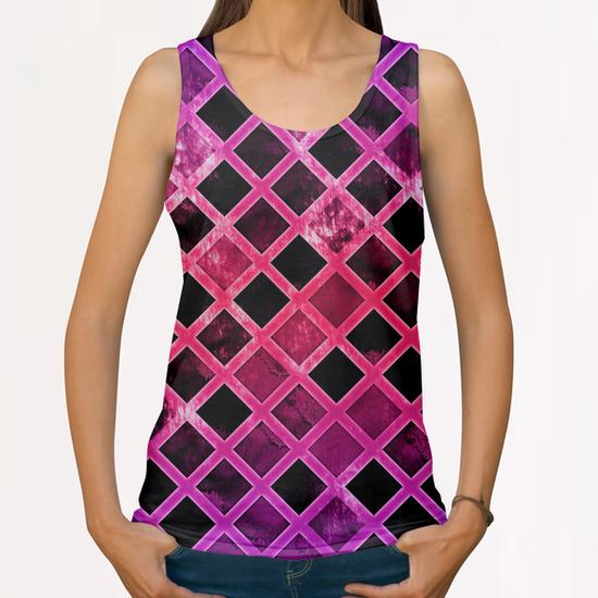 Abstract GEO X 0.22 All Over Print Tanks by Amir Faysal
