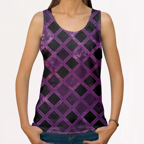 Abstract GEO X 0.37 All Over Print Tanks by Amir Faysal