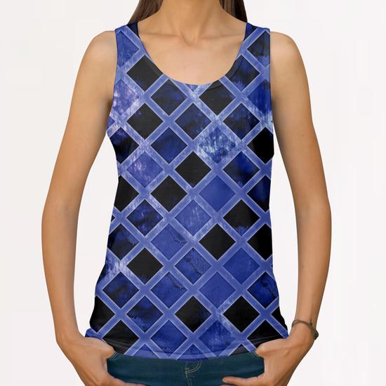 Abstract GEO X 0.25 All Over Print Tanks by Amir Faysal