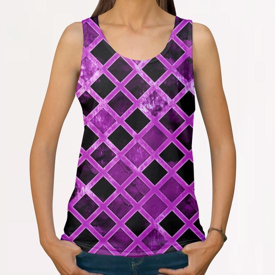 Abstract GEO X 0.3 All Over Print Tanks by Amir Faysal