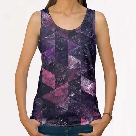 Abstract GEO X 0.8 All Over Print Tanks by Amir Faysal