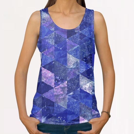 Abstract GEO X 0.30 All Over Print Tanks by Amir Faysal