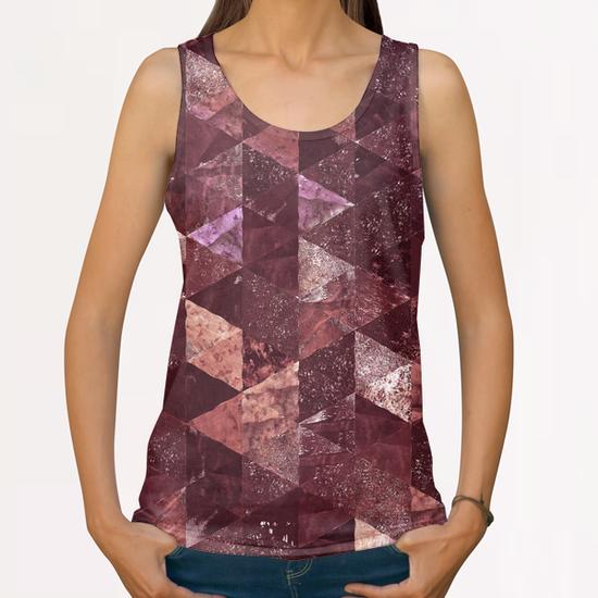 Abstract GEO X 0.11 All Over Print Tanks by Amir Faysal