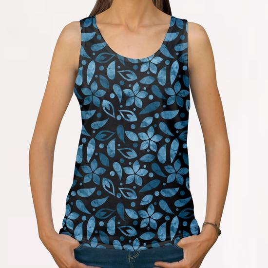 LOVELY FLORAL PATTERN X 0.4 All Over Print Tanks by Amir Faysal