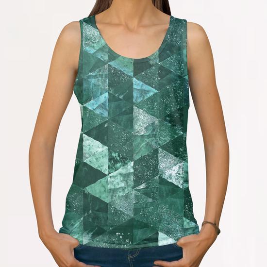Abstract GEO X 0.35 All Over Print Tanks by Amir Faysal
