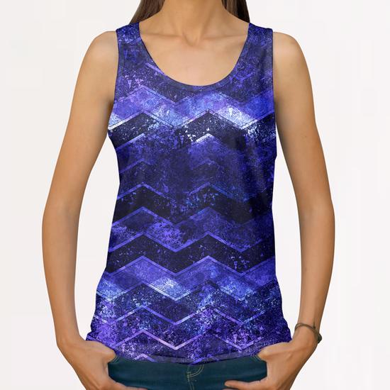 Abstract Chevron X 0.3 All Over Print Tanks by Amir Faysal