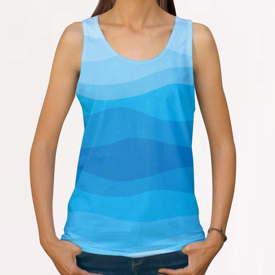 Minimalist landscape I All Over Print Tanks by Vitor Costa