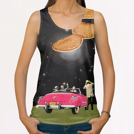 Unidentified flying object All Over Print Tanks by Lerson