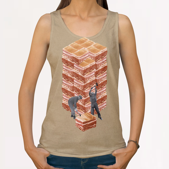 Working Class All Over Print Tanks by Lerson