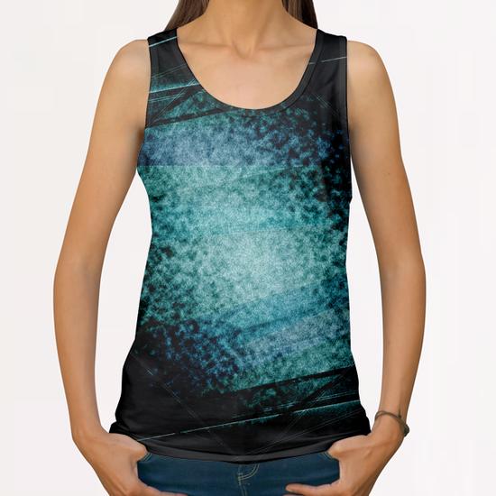 Dark nigh-t All Over Print Tanks by Amir Faysal