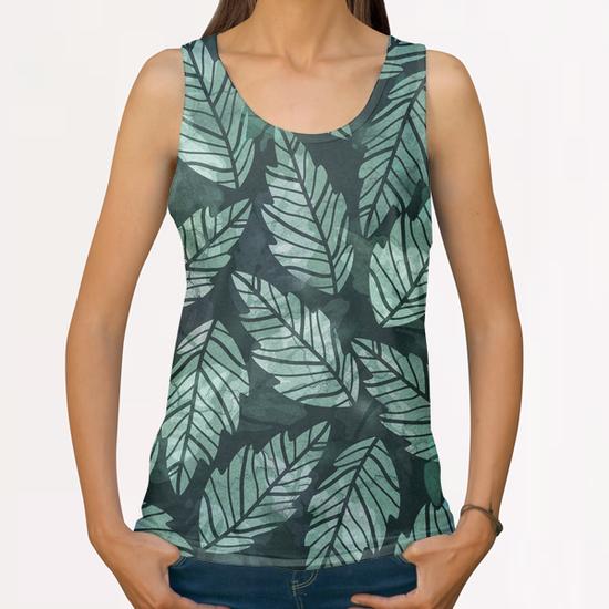 Leaves #1 All Over Print Tanks by Amir Faysal