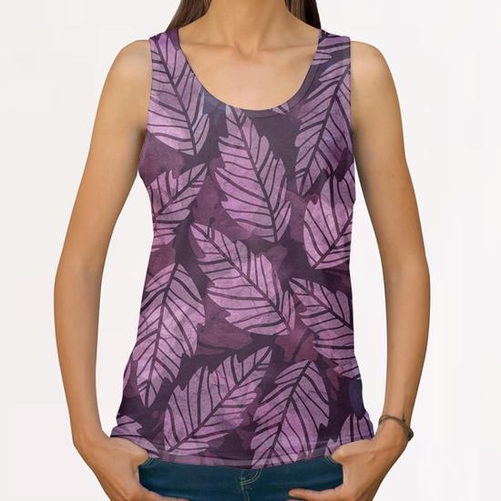 Leaves #2 All Over Print Tanks by Amir Faysal