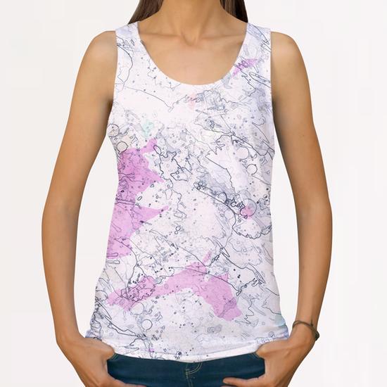 Abstract GEO X 0.32 All Over Print Tanks by Amir Faysal