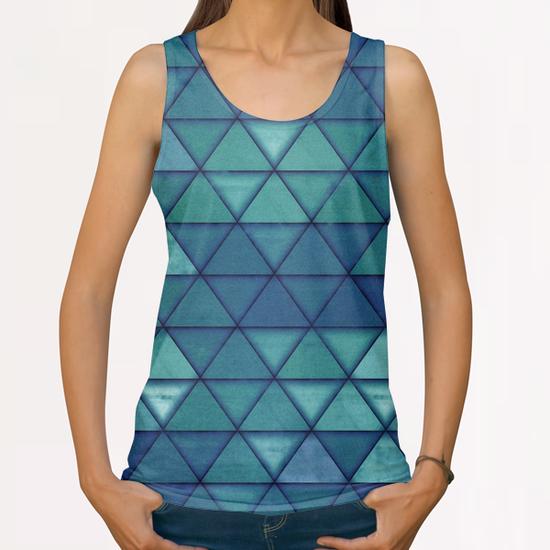 Abstract GEO X 0.23 All Over Print Tanks by Amir Faysal