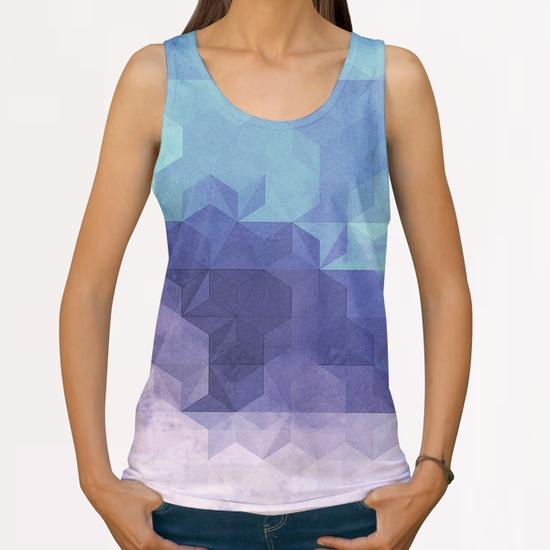 Abstract GEO X 0.15 All Over Print Tanks by Amir Faysal