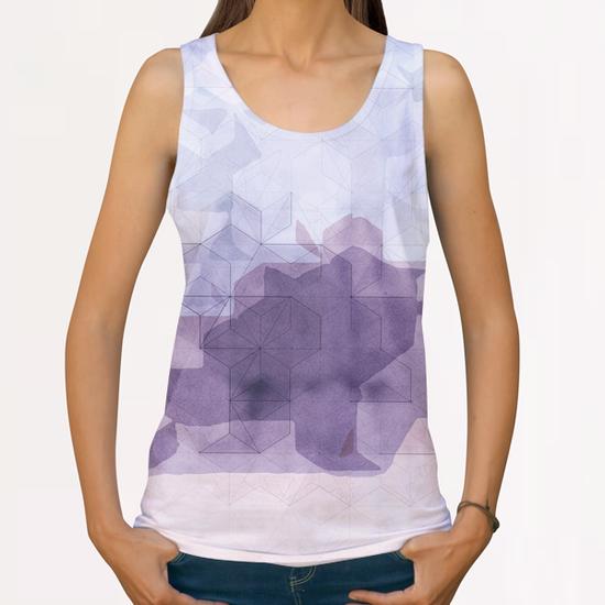Abstract GEO X 0.6 All Over Print Tanks by Amir Faysal