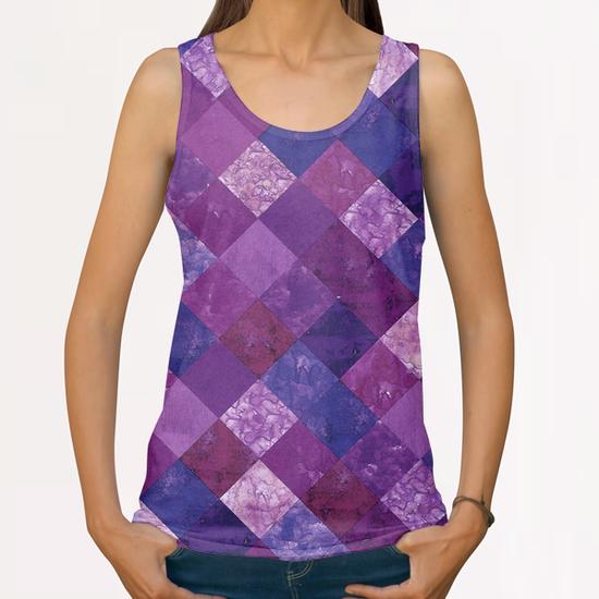 Abstract GEO X 0.15 All Over Print Tanks by Amir Faysal