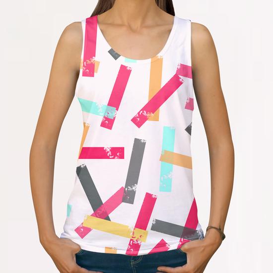Lovely Pattern X 0.5 All Over Print Tanks by Amir Faysal