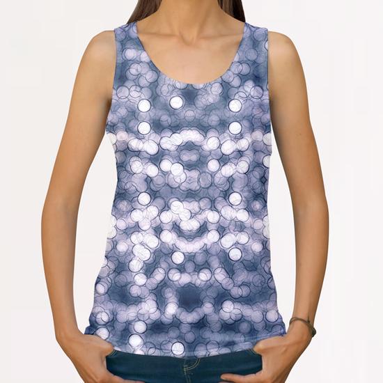 Abstract circle #2 All Over Print Tanks by Amir Faysal