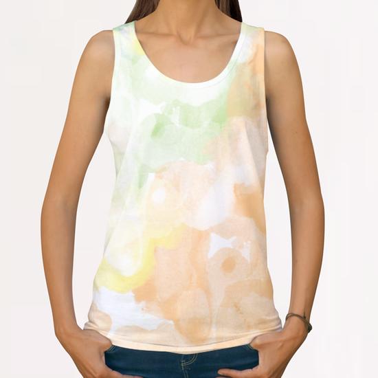 Abstract painting X 0.5 All Over Print Tanks by Amir Faysal