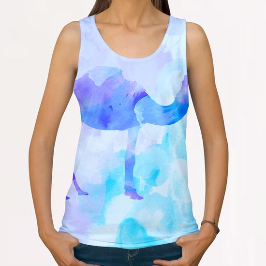Abstract Camel All Over Print Tanks by Amir Faysal