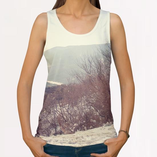 Mountains in the background II All Over Print Tanks by Salvatore Russolillo