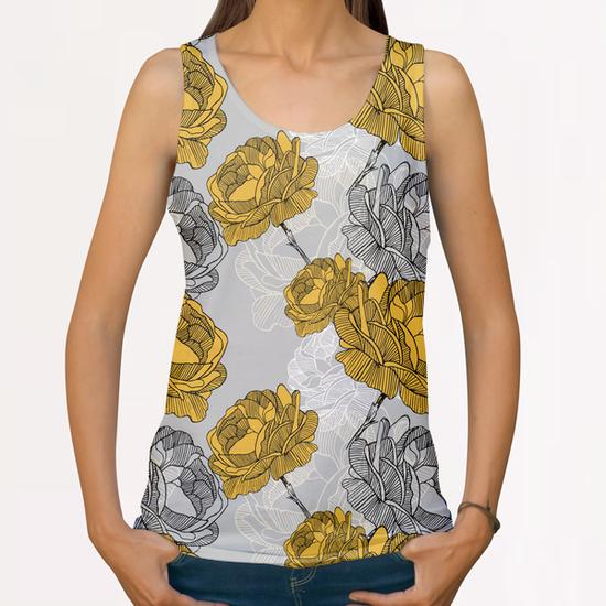 BLOOMS II  All Over Print Tanks by mmartabc