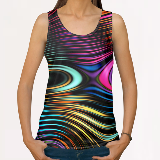 C19 All Over Print Tanks by Shelly Bremmer
