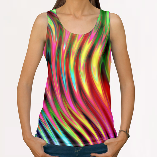 C4 All Over Print Tanks by Shelly Bremmer