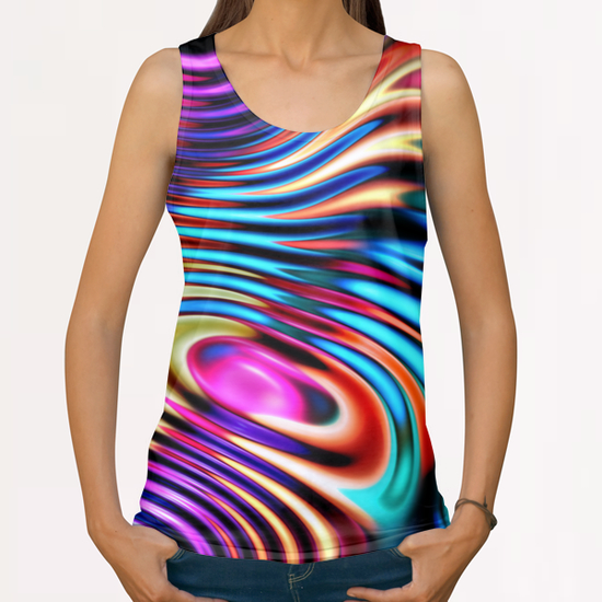 C68 All Over Print Tanks by Shelly Bremmer