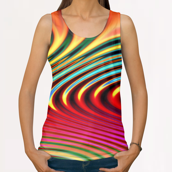 C6 All Over Print Tanks by Shelly Bremmer