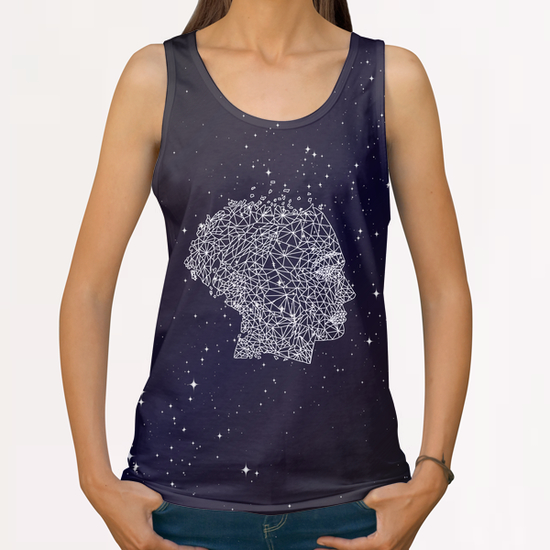 Universal Consciousness All Over Print Tanks by Lenny Lima
