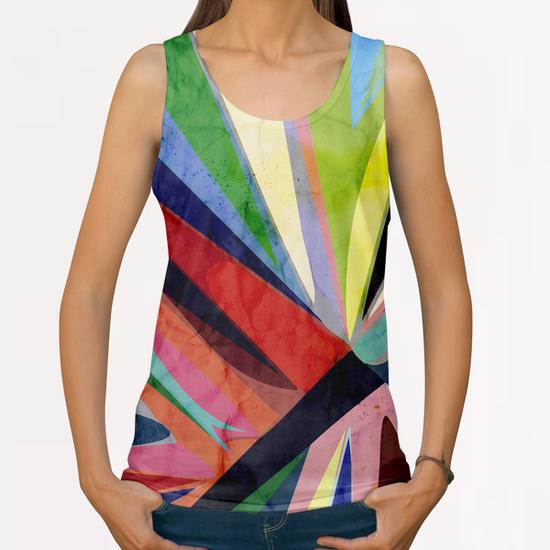 Centered Colors All Over Print Tanks by Vic Storia