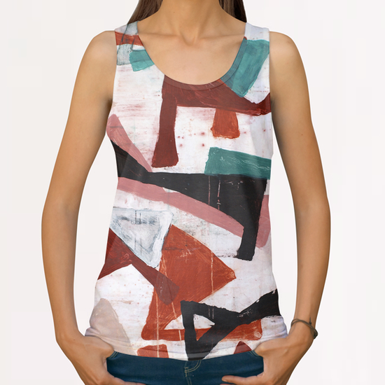 Composition 17 All Over Print Tanks by Jean-Noël Bachès