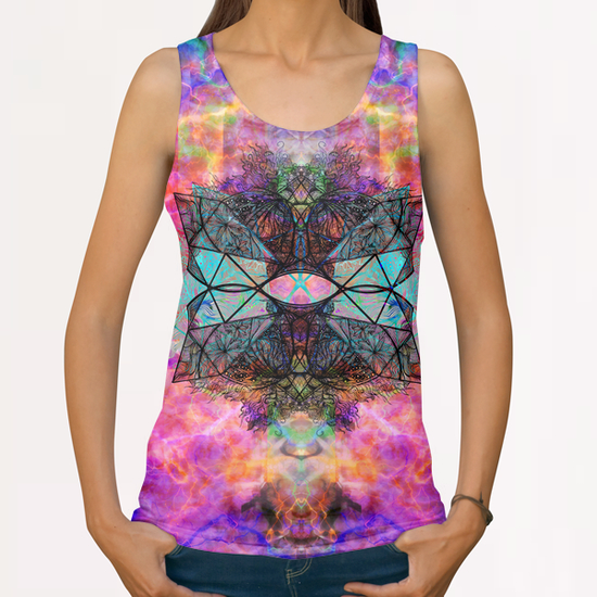 It's Complicated V.2: Electric All Over Print Tanks by j.lauren