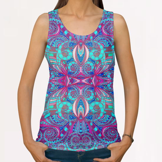 Indian Style G9 All Over Print Tanks by MedusArt